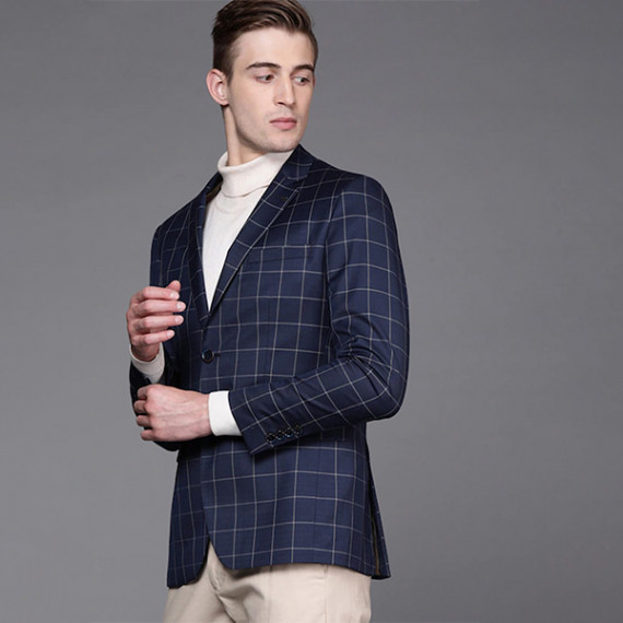 https://newfitz.com/products/men-navy-blue-beige-slim-fit-checked-single-breasted-smart-casual-blazer