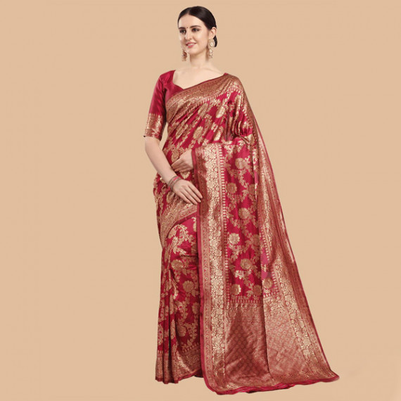 https://newfitz.com/products/maroon-gold-ethnic-motifs-zari-silk-blend-banarasi-saree